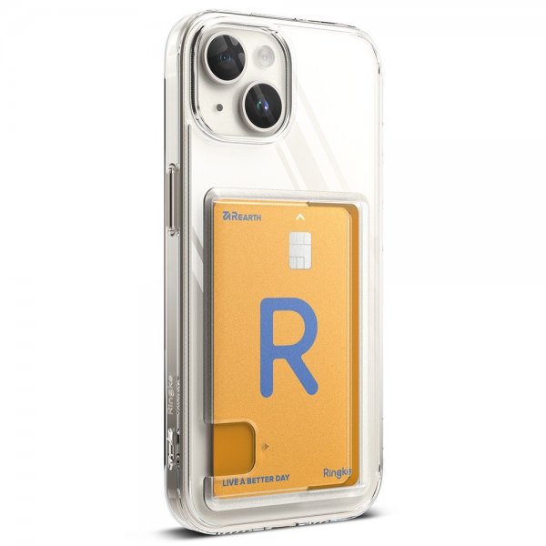 Ringke iPhone 15 Skal Fusion Card Clear