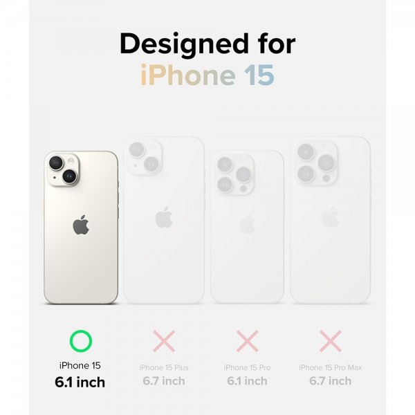 Ringke iPhone 15 Skal Fusion Design Seoul