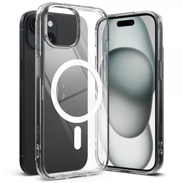 Ringke iPhone 15 Skal Fusion Magnetic Clear