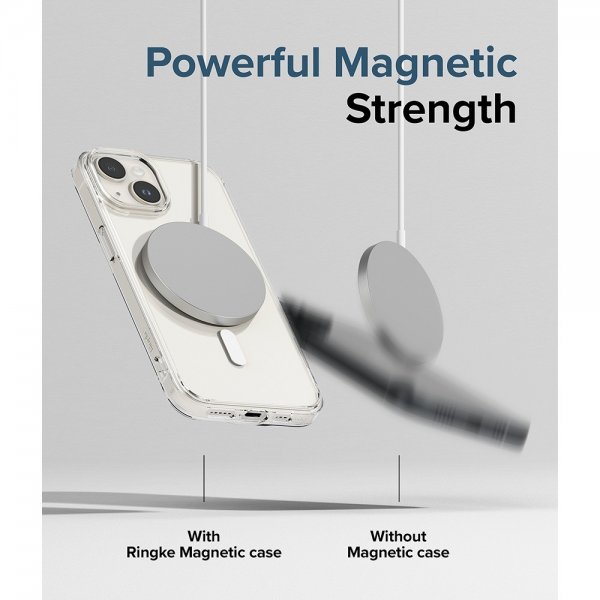Ringke iPhone 15 Skal Fusion Magnetic Clear