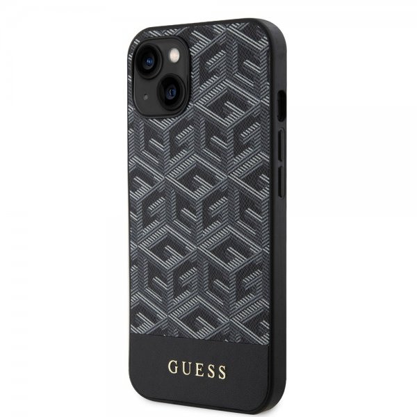 Guess iPhone 15 Skal G Cube MagSafe Svart