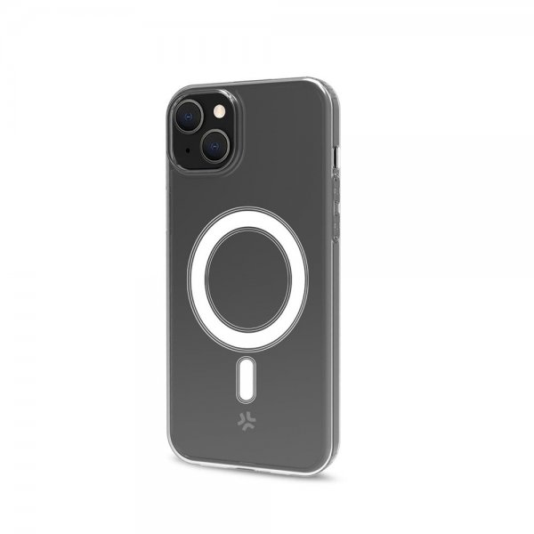 Celly iPhone 15 Skal GELSKINMAG MagSafe Transparent
