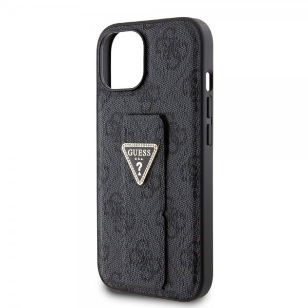 Guess iPhone 15 Skal Grip Stand Function Svart