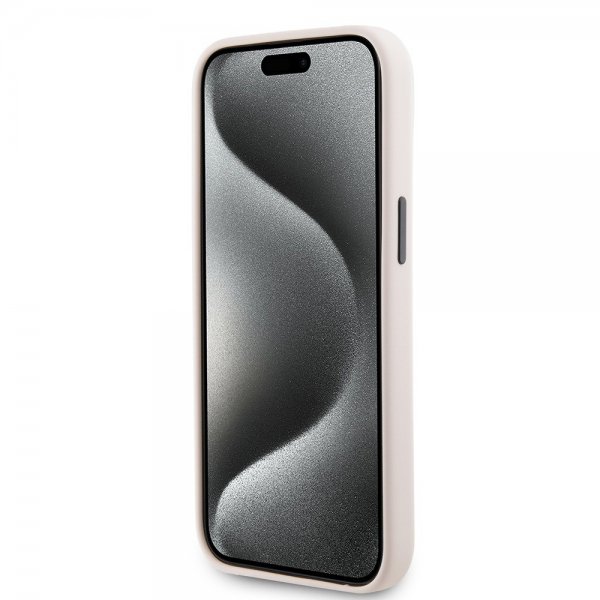 Karl Lagerfeld iPhone 15 Skal Ikonik NFT Rosa