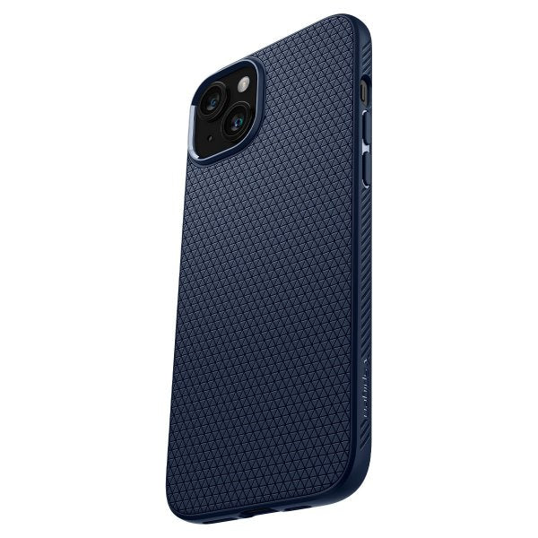 Spigen iPhone 15 Skal Liquid Air Navy Blue