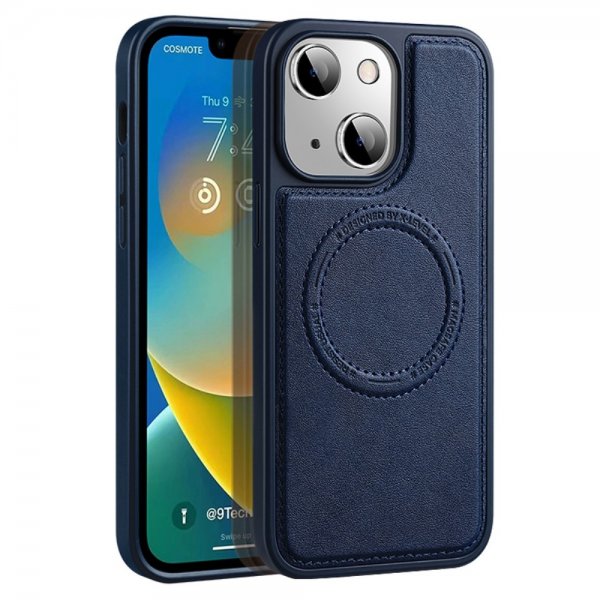 X-Level iPhone 15 Skal MagSafe Denim Jacket Blå