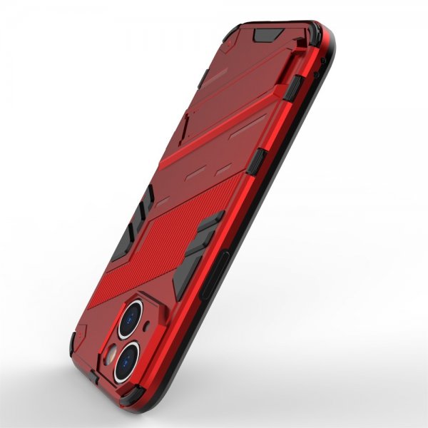 iPhone 15 Skal med Stativ Röd