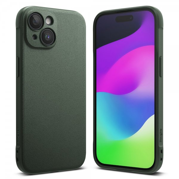Ringke iPhone 15 Skal Onyx Dark Green