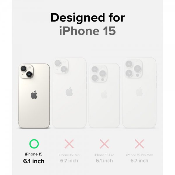 Ringke iPhone 15 Skal Onyx Dark Green