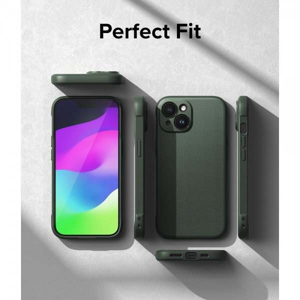 Ringke iPhone 15 Skal Onyx Dark Green