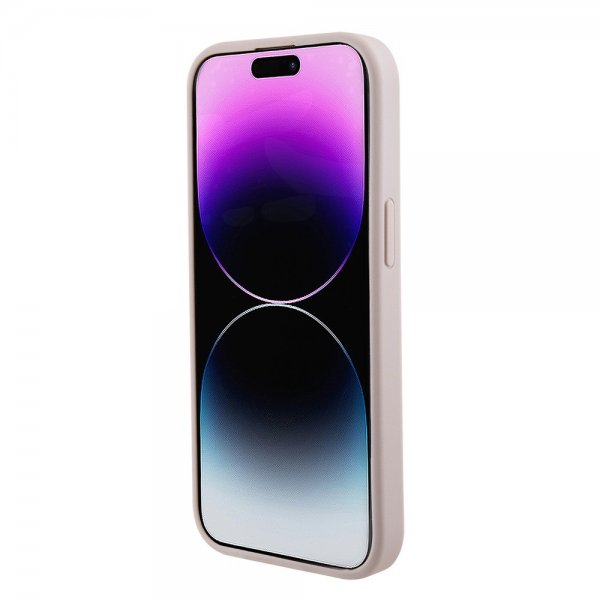 Guess iPhone 15 Skal Saffiano MagSafe Rosa