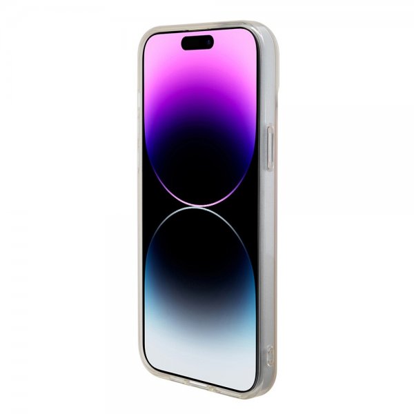 Guess iPhone 15 Skal Script MagSafe Rosa