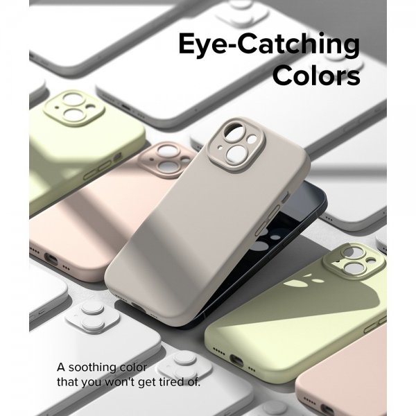 Ringke iPhone 15 Skal Silicone Magnetic Stone