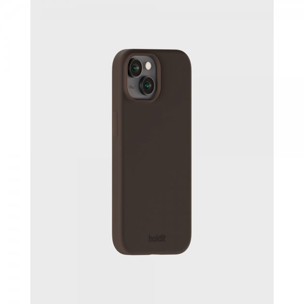 holdit iPhone 15 Skal Silikon Chocolate