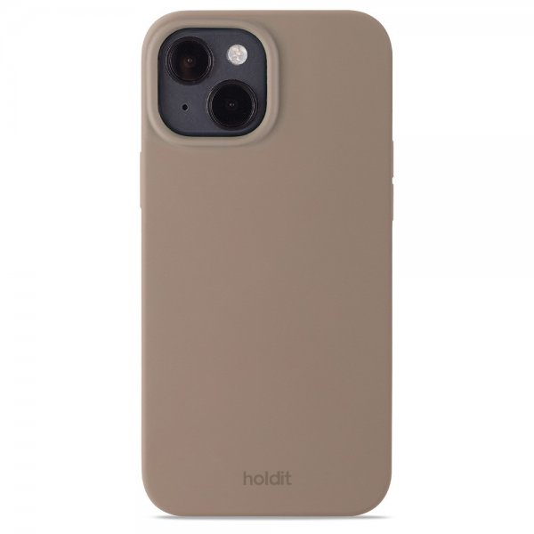 holdit iPhone 15 Skal Silikon Mocha Brown
