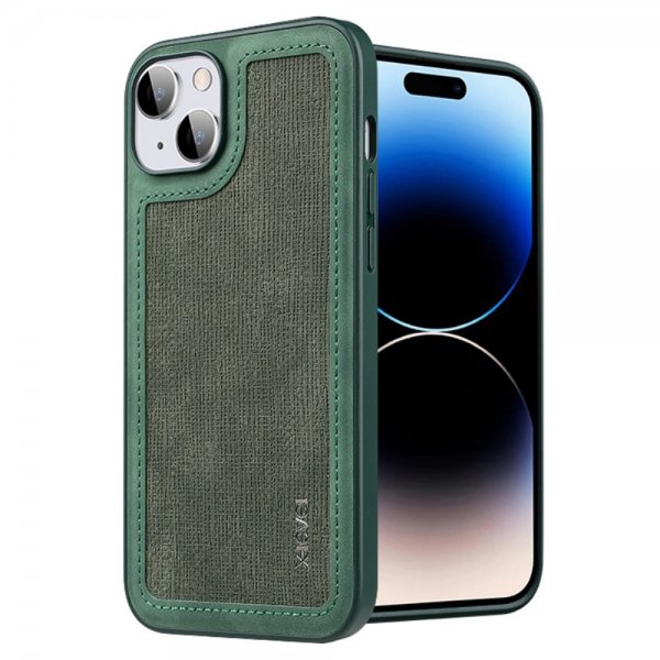 X-Level iPhone 15 Skal Skarvad Grön