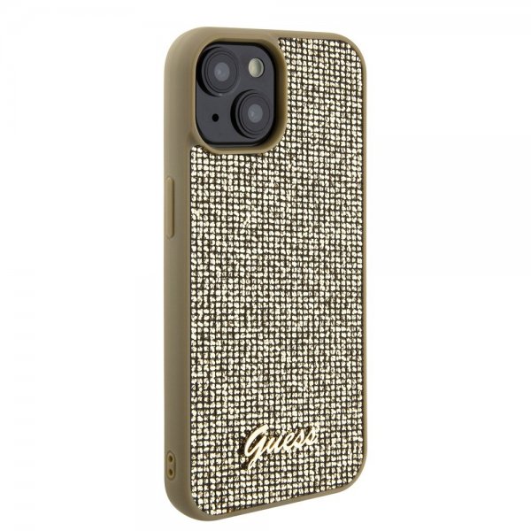 Guess iPhone 15 Skal Square Mirror Guld