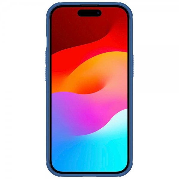 Nillkin iPhone 15 Skal Super Frosted Shield Pro Blå