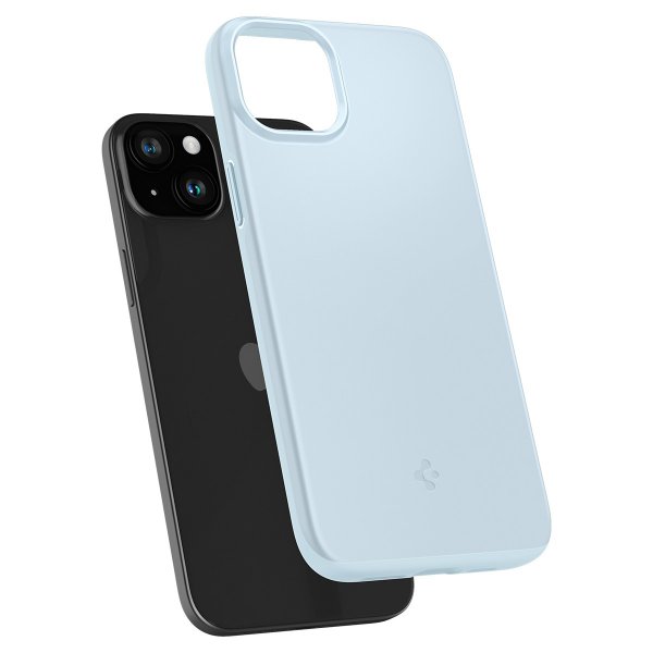 Spigen iPhone 15 Skal Thin Fit Mute Blue