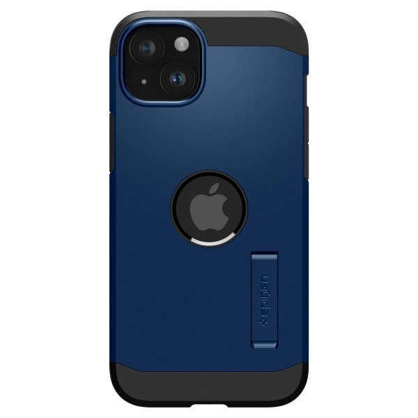 Spigen iPhone 15 Skal Tough Armor MagFit Navy Blue