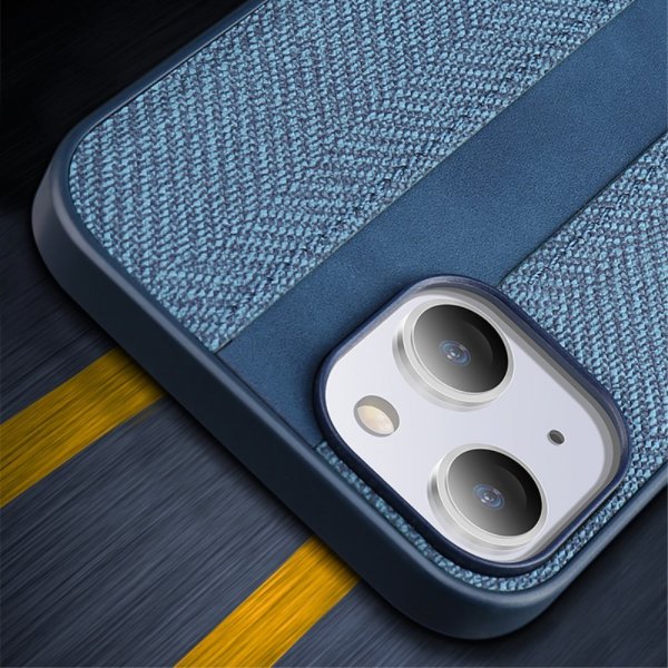 X-Level iPhone 15 Skal Tygtextur Brun