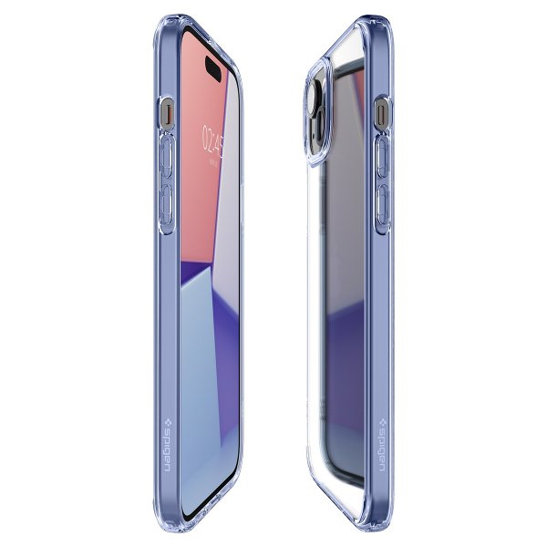 Spigen iPhone 15 Skal Ultra Hybrid Sky Crystal