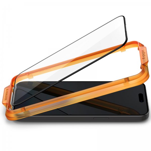 Spigen iPhone 15 Skärmskydd GLAS.tR ALIGNmaster 2-pack