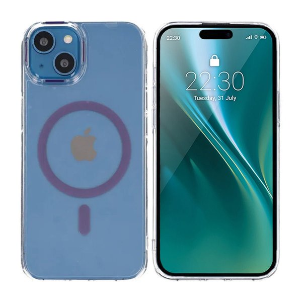 iPhone 15 Skal TPU MagSafe Lila