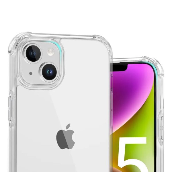 iPhone 15 Skal Stöttålig Transparent