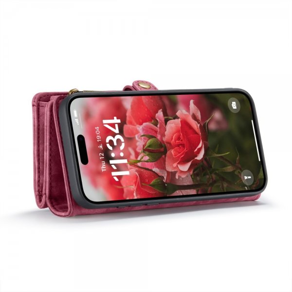 CaseMe iPhone 16 Fodral 008 Series Löstagbart Skal Röd