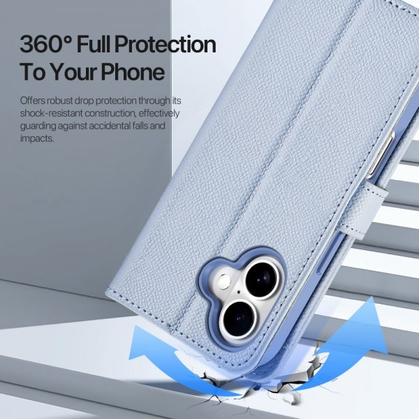 Dux Ducis iPhone 16 Fodral 2-i-1 Lawa Series MagSafe Blå