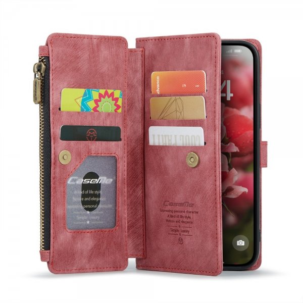 CaseMe iPhone 16 Fodral C30 Series Röd