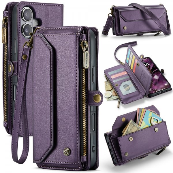 CaseMe iPhone 16 Fodral C36 Series Lila