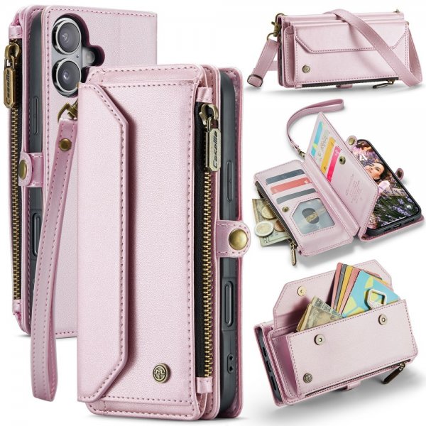 CaseMe iPhone 16 Fodral C36 Series Rosa