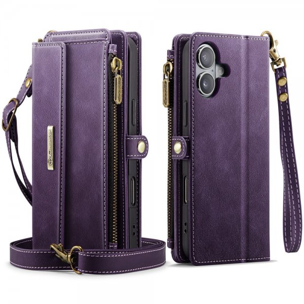 CaseMe iPhone 16 Fodral C39 Series Lila