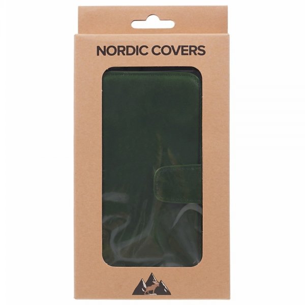 Nordic Covers iPhone 16 Fodral MagLeather Juniper Green