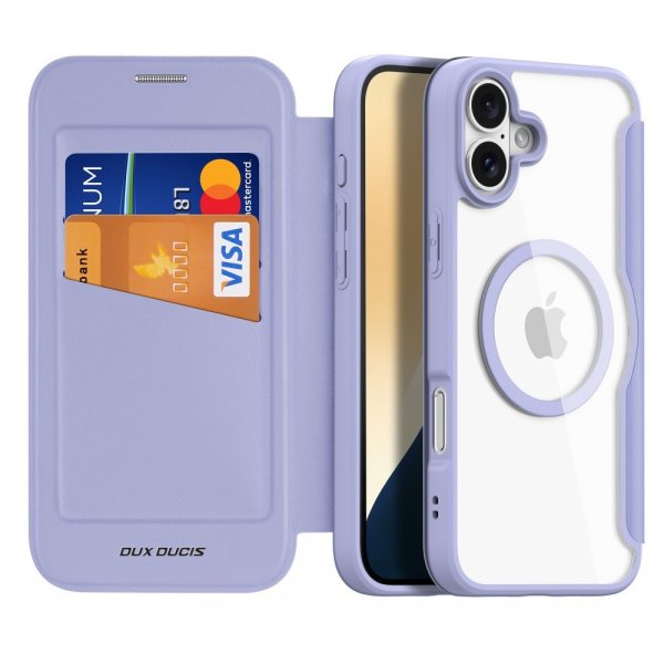 Dux Ducis iPhone 16 Fodral Skin X Pro Series MagSafe Lila