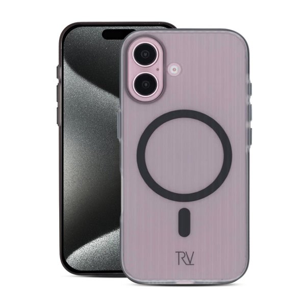 Rvelon iPhone 16 Skal Korrugerad MagSafe Svart