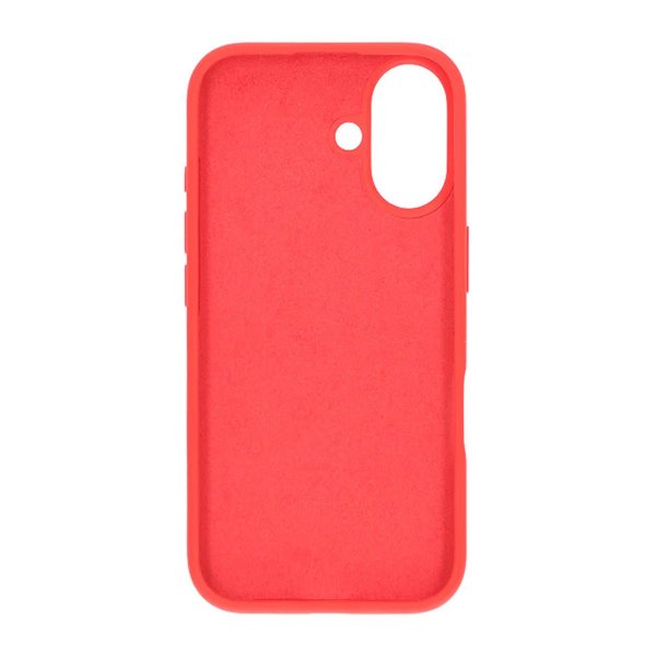Rvelon iPhone 16 Skal Silikon Röd