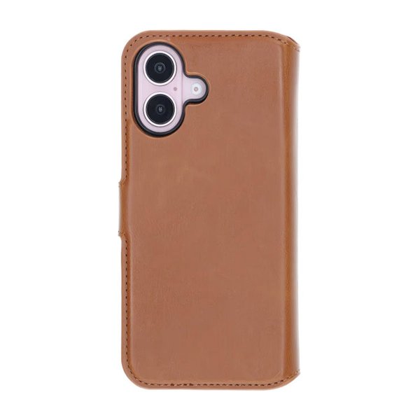 Rvelon iPhone 16 Fodral Magnetiskt Avtagbart Skal Brun