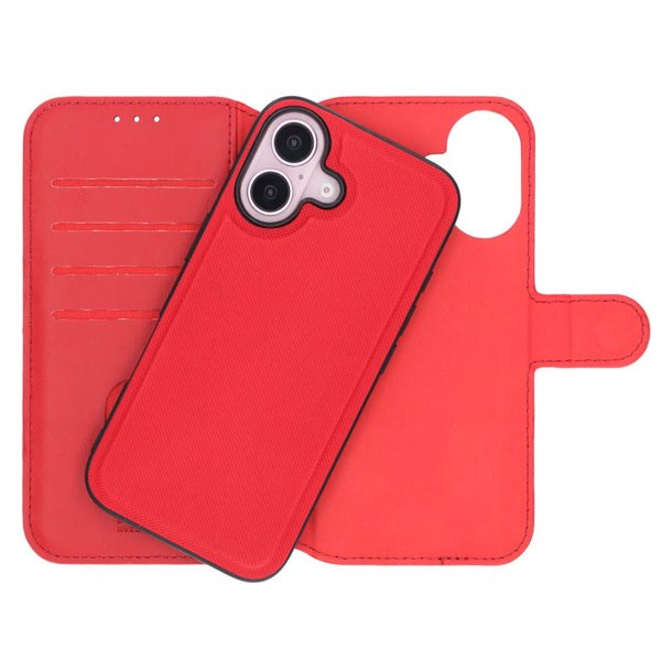 Rvelon iPhone 16 Fodral Magnetiskt Avtagbart Skal Röd