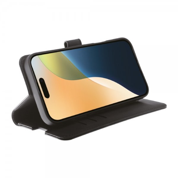 Vivanco iPhone 16 Plus Fodral Classic Wallet Svart