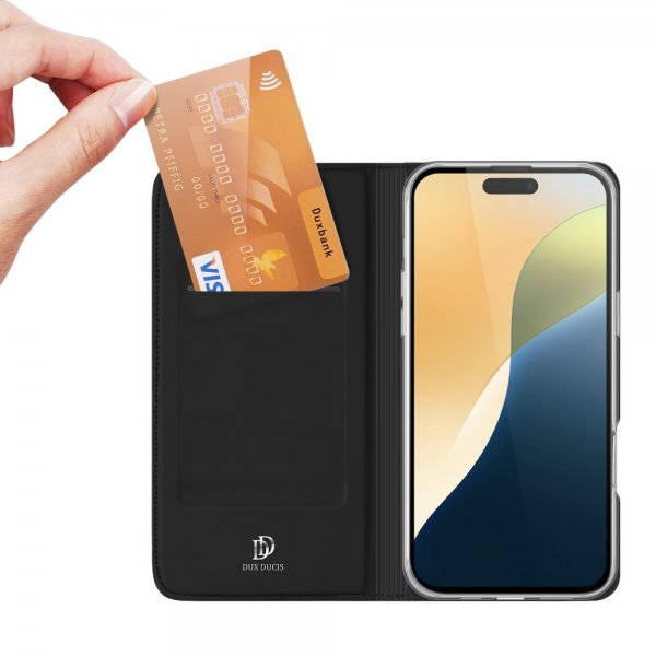Dux Ducis iPhone 16 Plus Fodral Skin Pro Series Svart