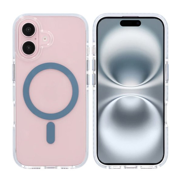 iPhone 16 Plus Skal Stöttålig MagSafe Blå