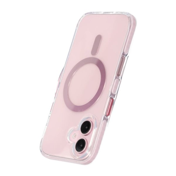 iPhone 16 Plus Skal Stöttålig MagSafe Rosa