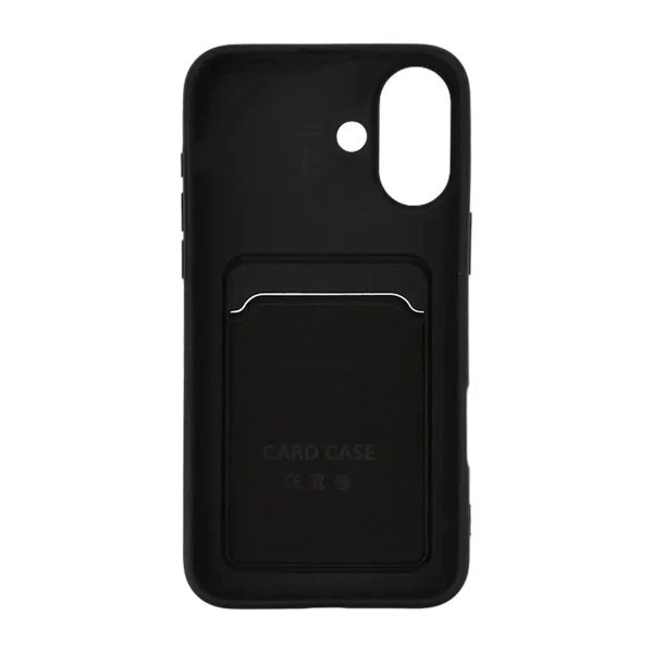 iPhone 16 Plus Skal Korthållare Svart