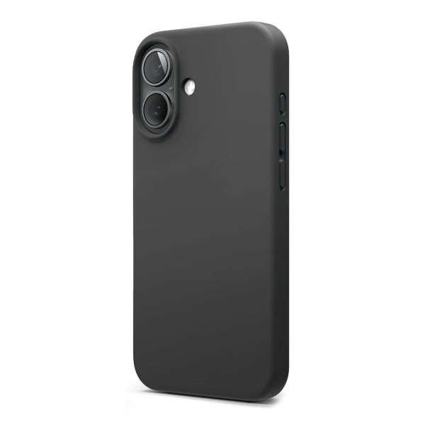 Rvelon iPhone 16 Plus Skal Silikon Svart