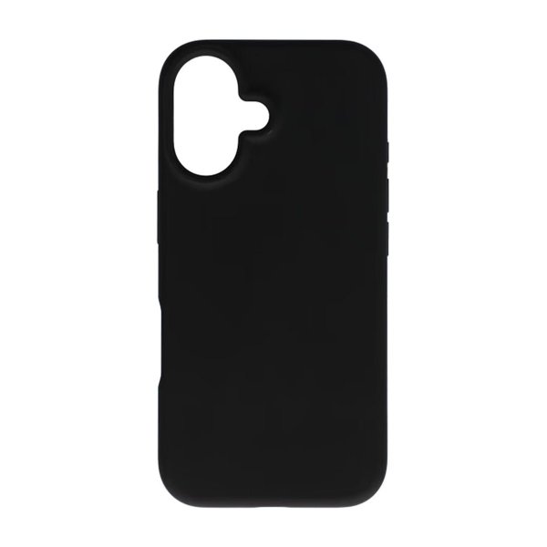 iPhone 16 Plus Skal Silikon Svart
