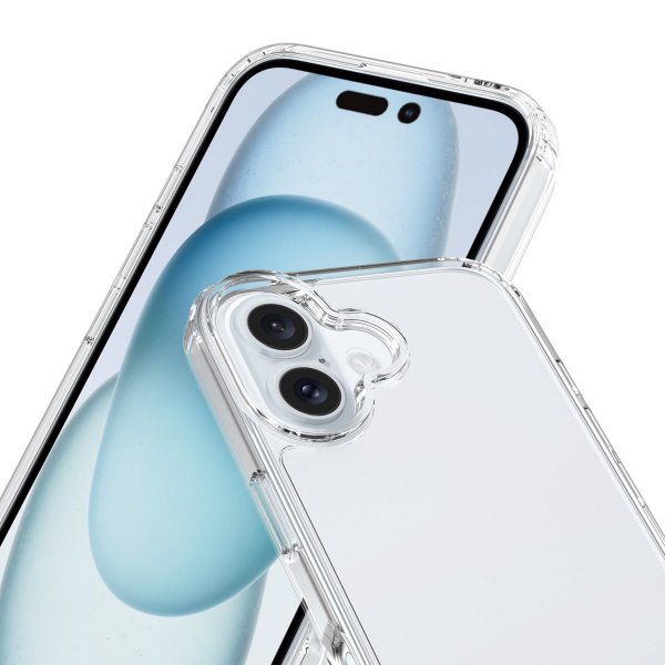 Rvelon iPhone 16 Plus Skal Stöttålig Transparent