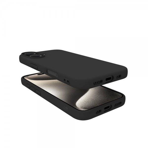 Celly iPhone 16 Plus Skal CROMO Svart